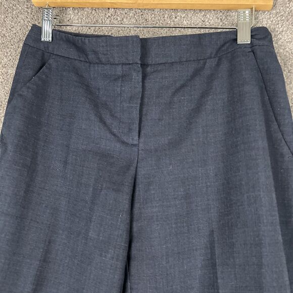 Tahari Dress Pants Womens 4 Blue Flat Front Pockets Business - Picture 4 of 13